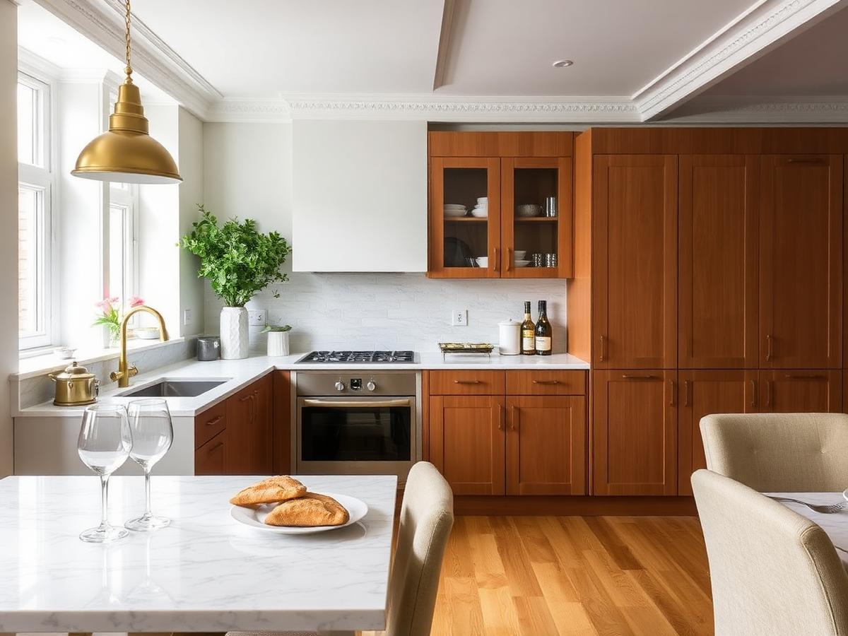 Furnished kitchen